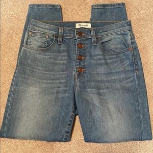 Madewell High Rise Skinny Skinny Crop Sz 29
